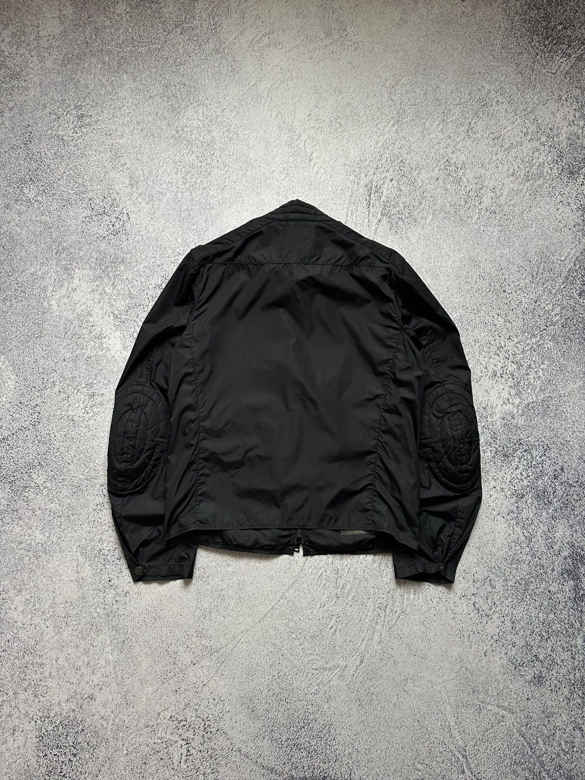 Prada Vintage Prada S/S99 Nylon Biker Short Jacket Size US M / EU 48-50 / 2 - 3 Thumbnail
