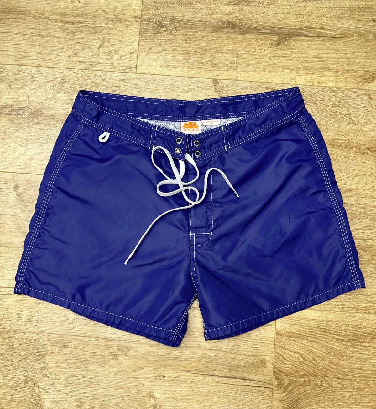 Sundek Rainbow Sundek Swim Shorts Size 31 Blue Lined Bathing Suit Size US 31 - 2 Thumbnail