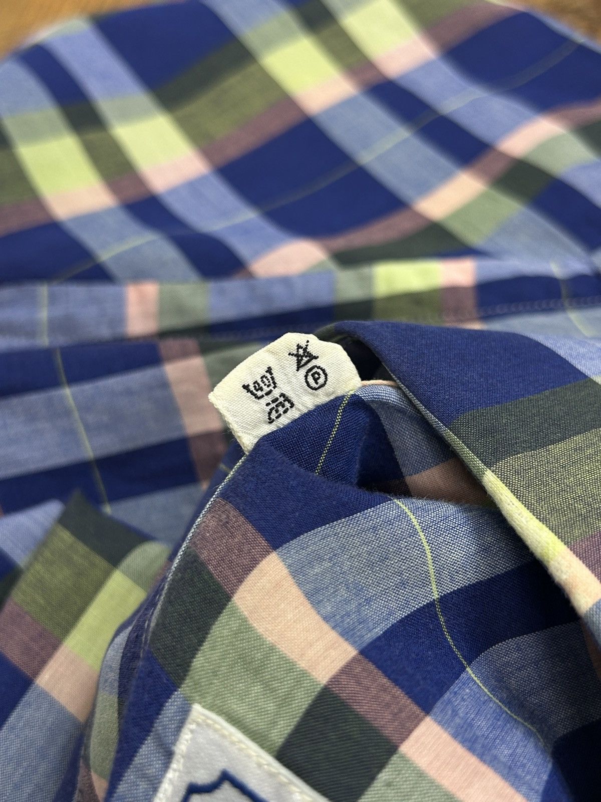 Burberry 80s 90s Burberry’s Short Sleeve Plaid Checkered Shirt L Size US L / EU 52-54 / 3 - 8 Thumbnail