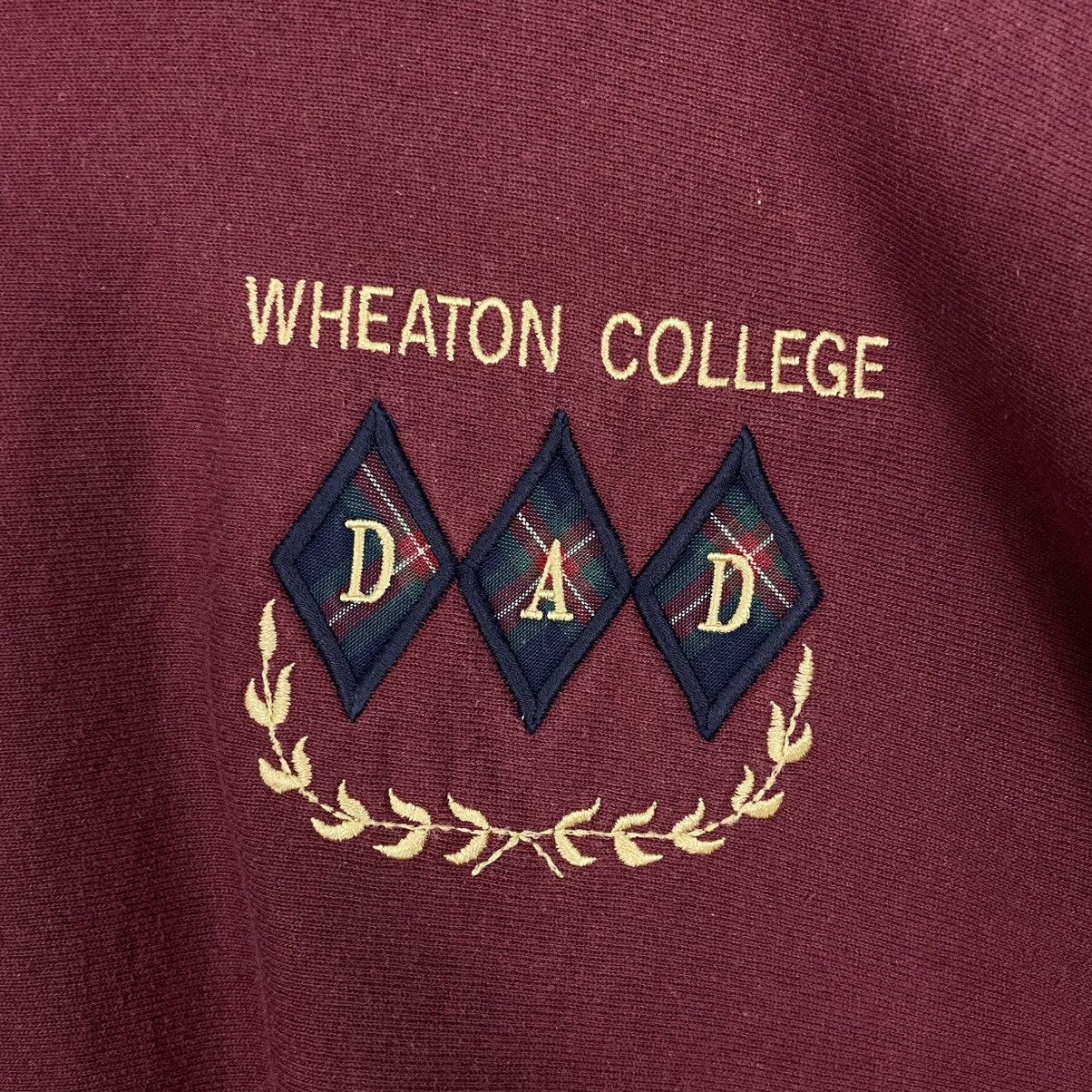 Other Vintage 80s Wheaton College Sweatshirt Size US XL / EU 56 / 4 - 10 Thumbnail