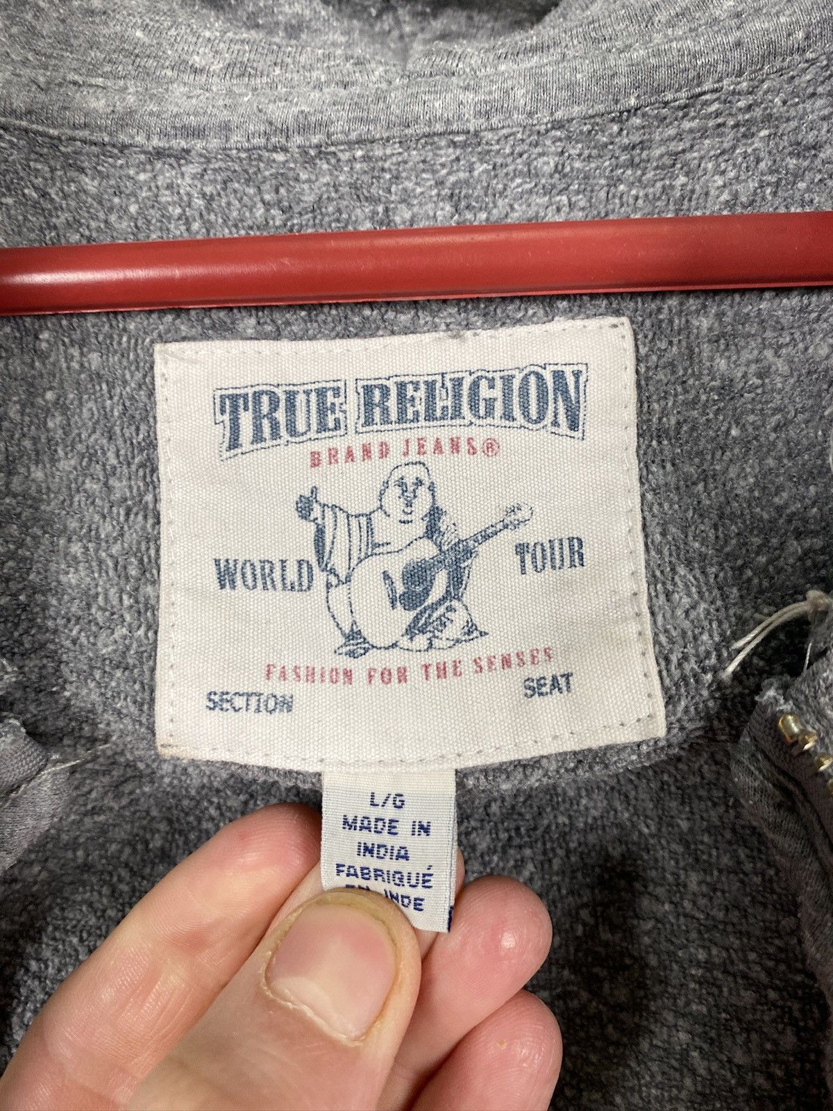 Japanese Brand × True Religion × Vintage Women’s True Religion Hoodie Streetwear Luxury Size Large Size L / US 10 / IT 46 - 5 Thumbnail