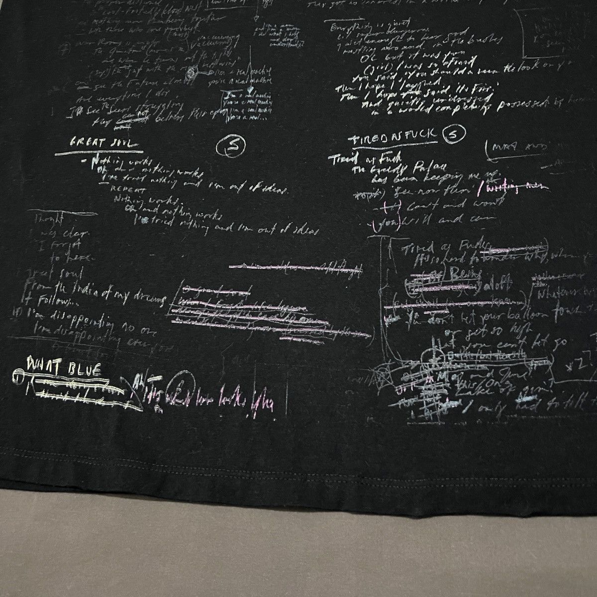 Band Tees Tragically Hip Man Machine Poem Promo Tee Shirt Gord Downie Size US L / EU 52-54 / 3 - 3 Thumbnail
