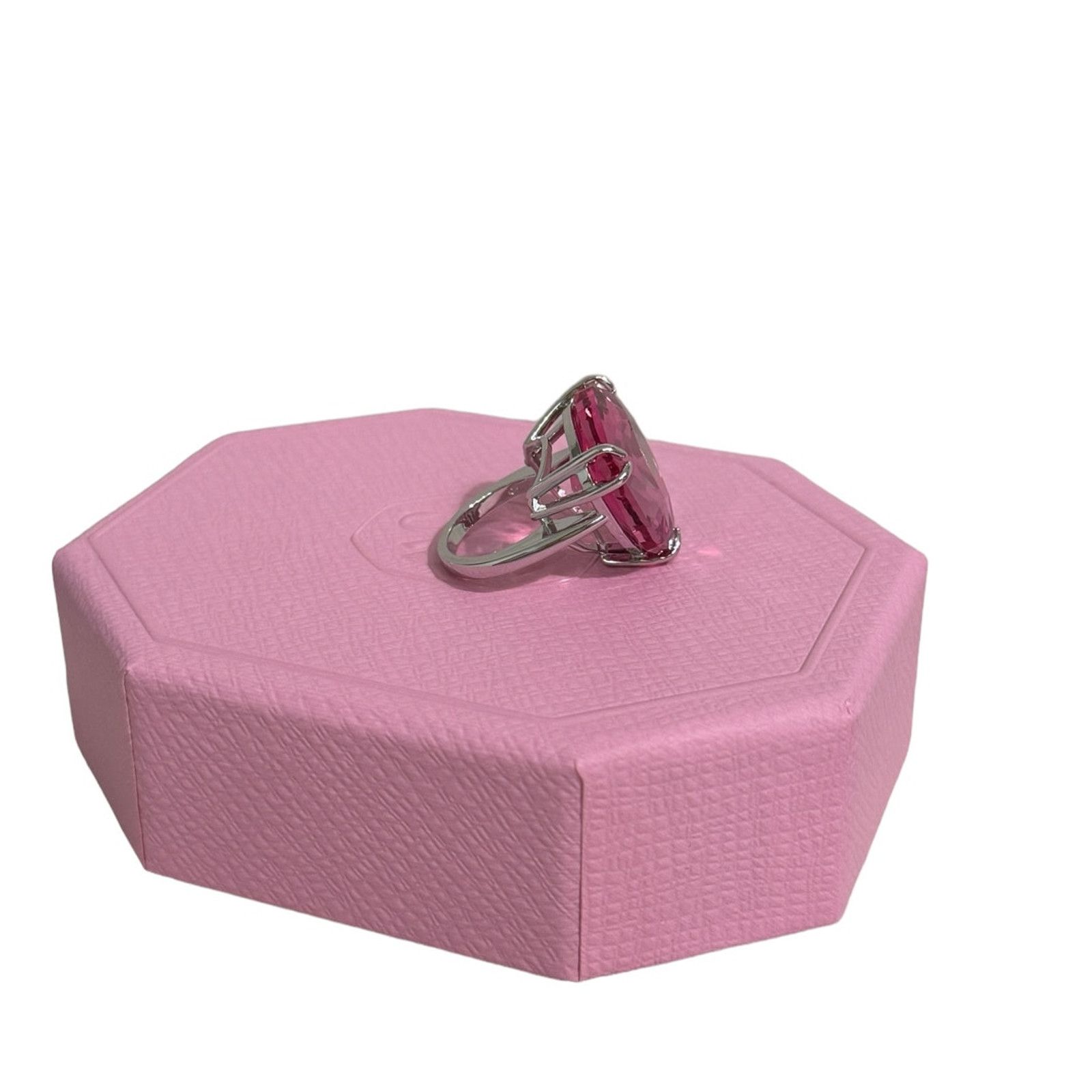 Swarovski Swarovski Millenia cocktail ring Trilliant cut, Pink 50 / 5 Size ONE SIZE - 2 Thumbnail