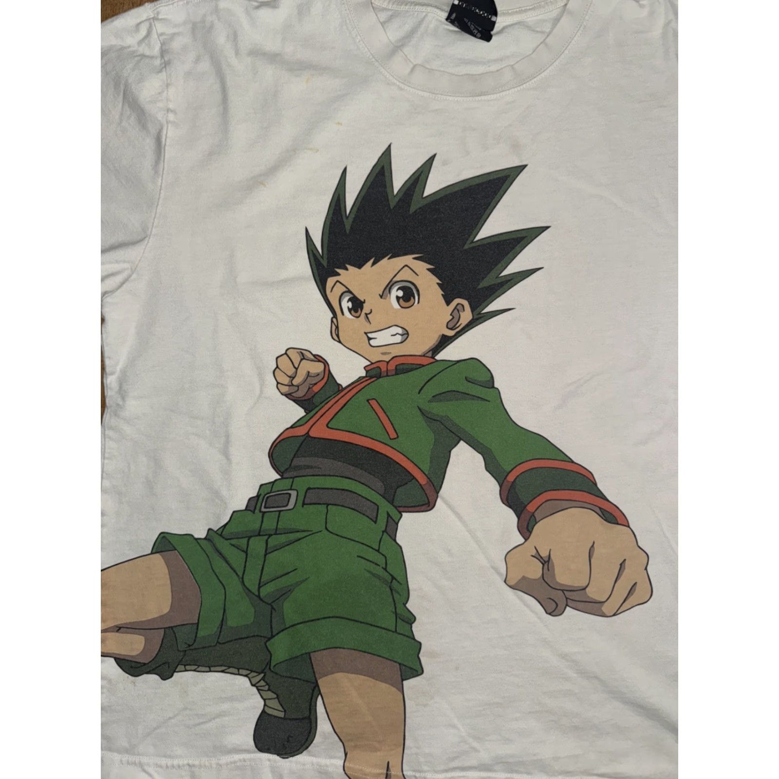 Hunter Dumbgood x Hunter x Hunter Gon Graphic T-Shirt White XL 24x27 Anime Streetwear Size US XL / EU 56 / 4 - 2 Thumbnail