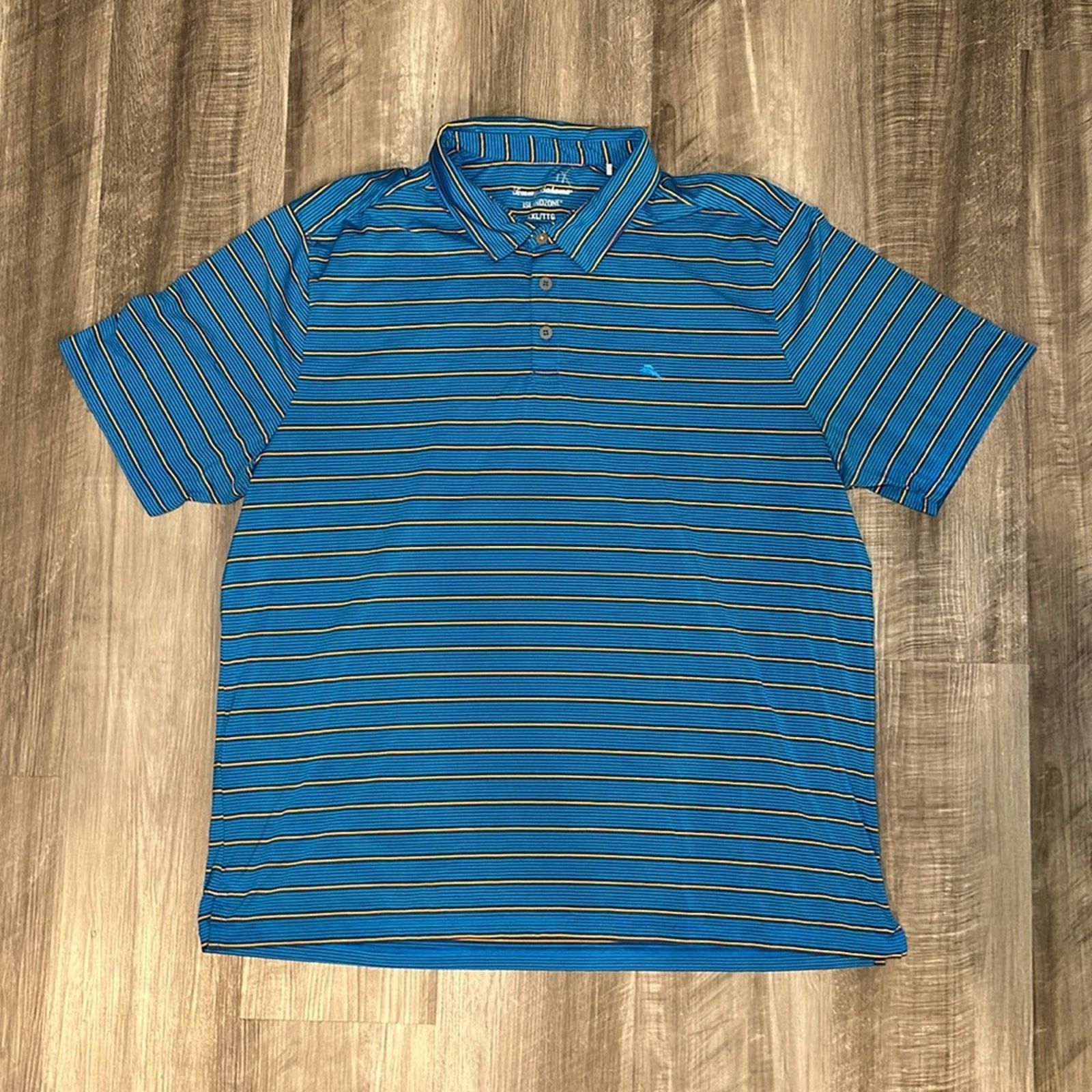 Tommy Bahama Tommy Bahama Island Zone Cooling Performance Polo - 2XL Size US XXL / EU 58 / 5 - 2 Thumbnail