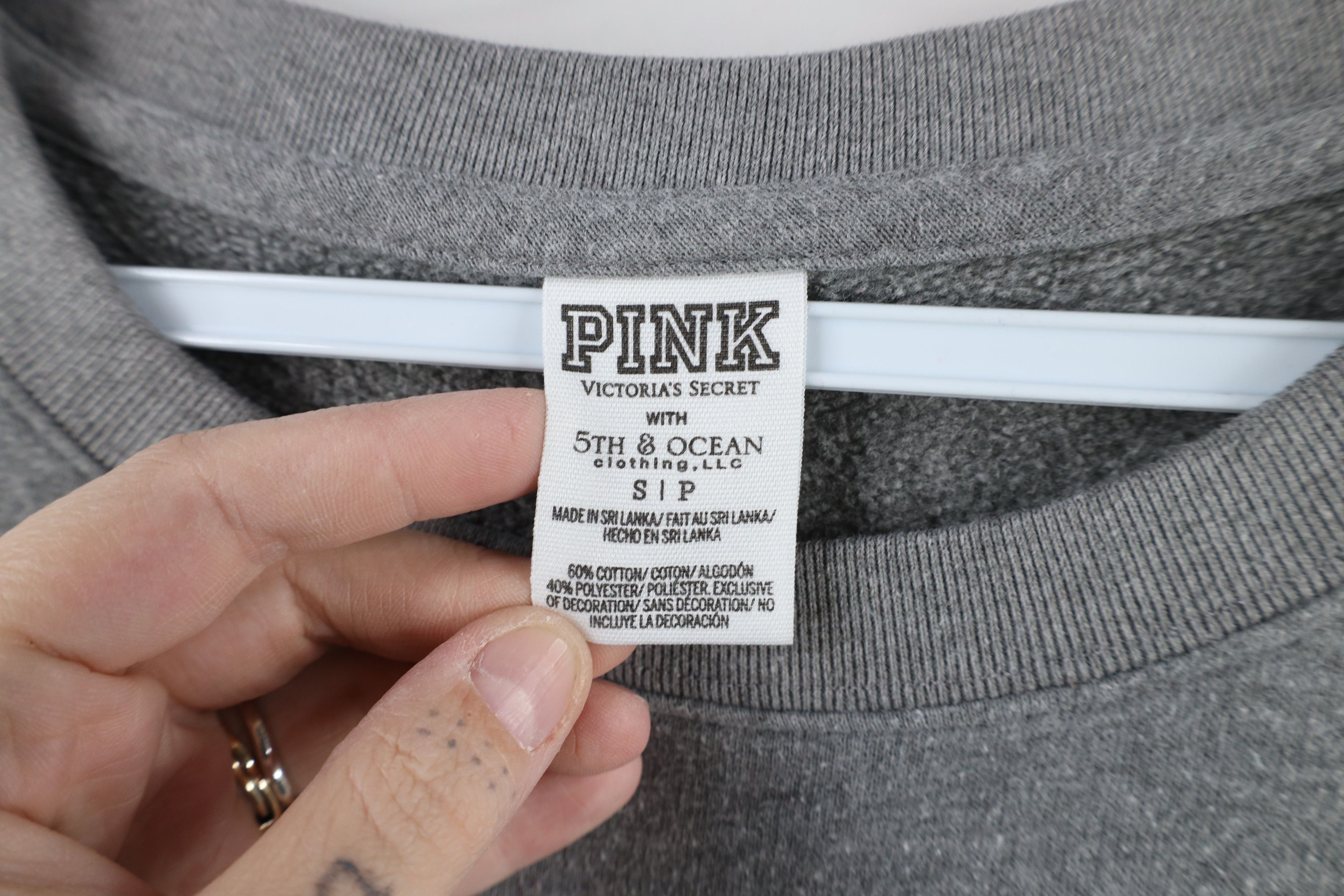 Pink × Vintage Pink Victorias Secret University of Michigan Sweatshirt Size S / US 4 / IT 40 - 7 Thumbnail
