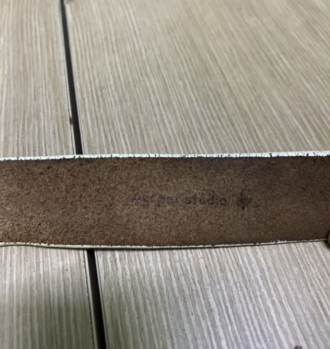 45rpm 45 RPM STUDIO JAPANESE LEATHER BELT Size ONE SIZE - 3 Thumbnail