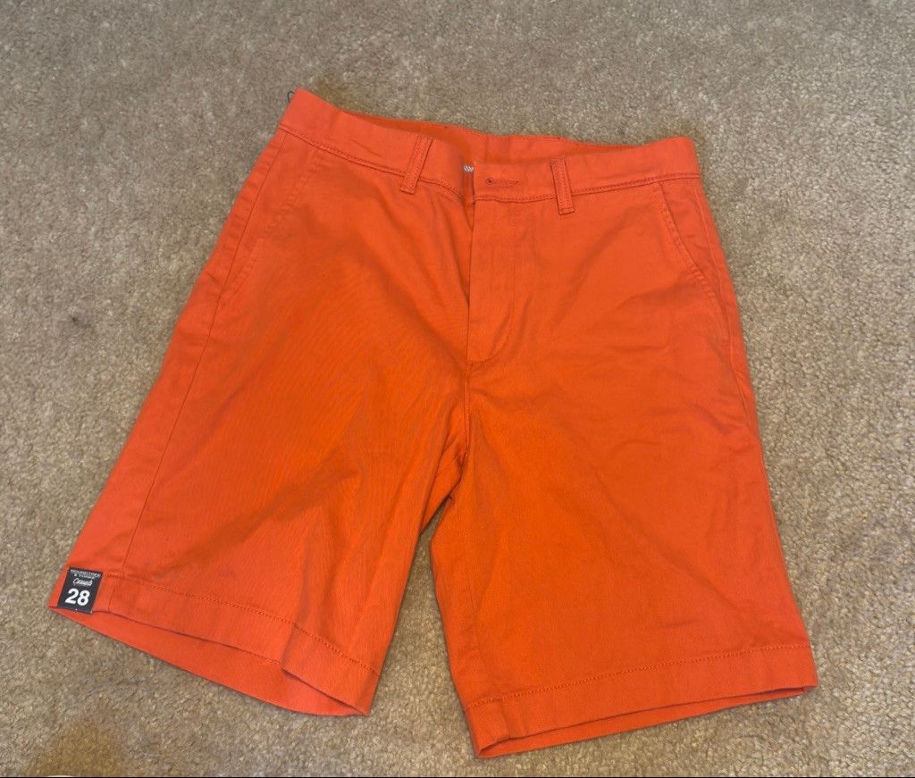 Roundtree & Yorke Men's Tangerine Shorts sz 28 inseam 8.5in Size US 28 / EU 44 - 1 Thumbnail