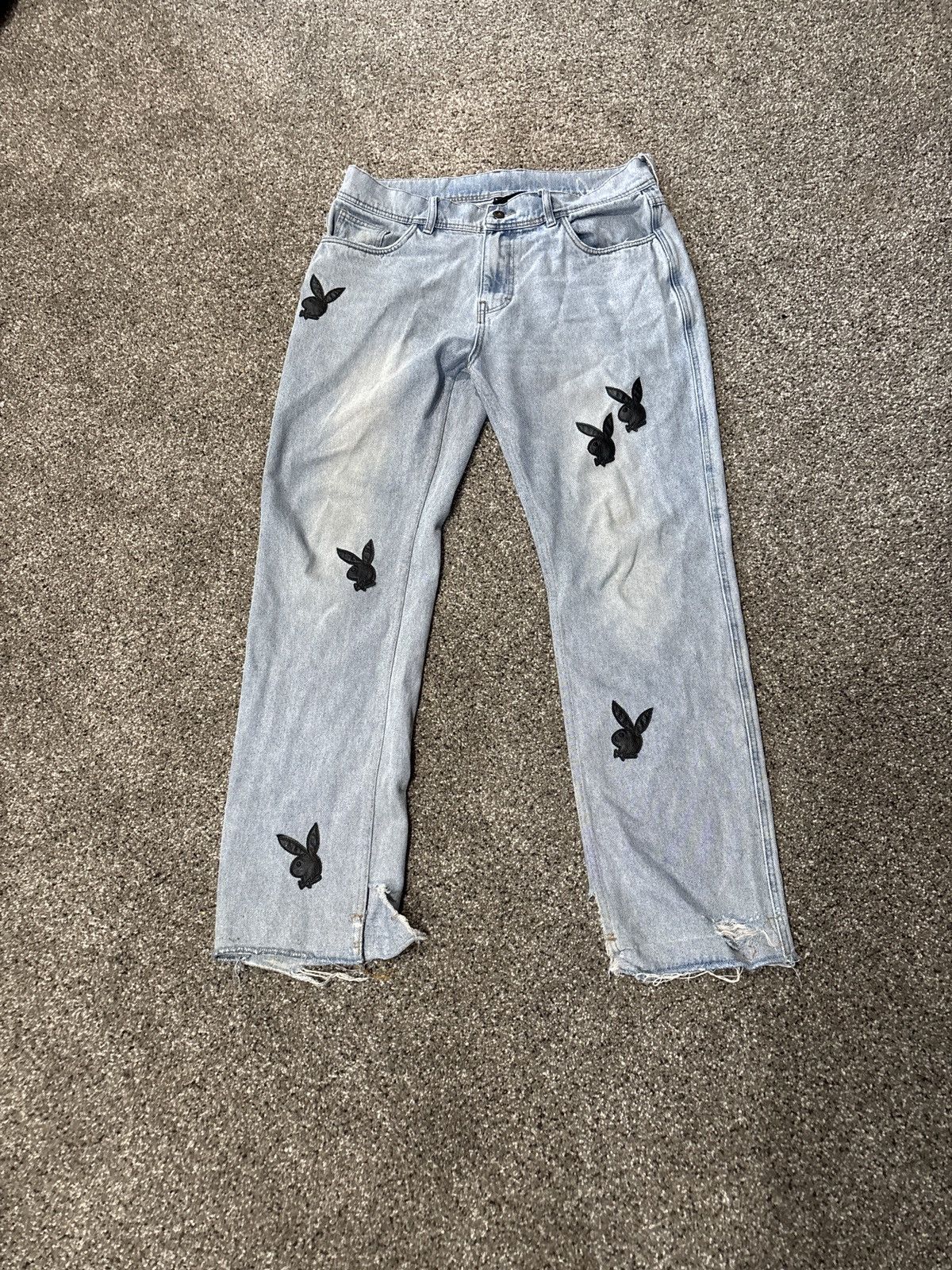 Playboy × Pleasures Pleasures x Playboy denim pants Size US 32 / EU 48 - 1 Thumbnail