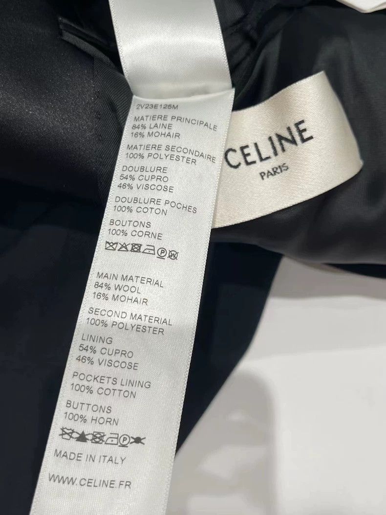 Celine Celine Short Satin Black Suit Jacket Size US M / EU 48-50 / 2 - 6 Thumbnail