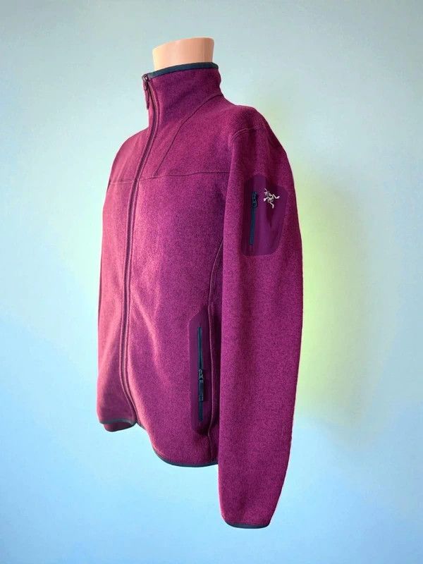 Arc'teryx Arc'teryx Burgundy Fleece Jacket Women L Outdoor Cozy Style Size L / US 10 / IT 46 - 9 Thumbnail