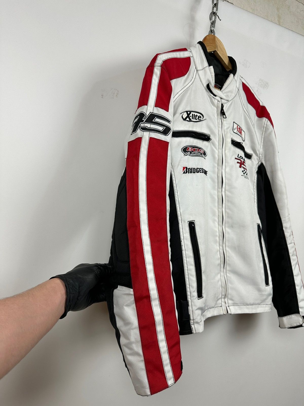 Vintage Vintage Bridgestone Louis 75 Motorcycle Racing Jacket Size US L / EU 52-54 / 3 - 7 Thumbnail
