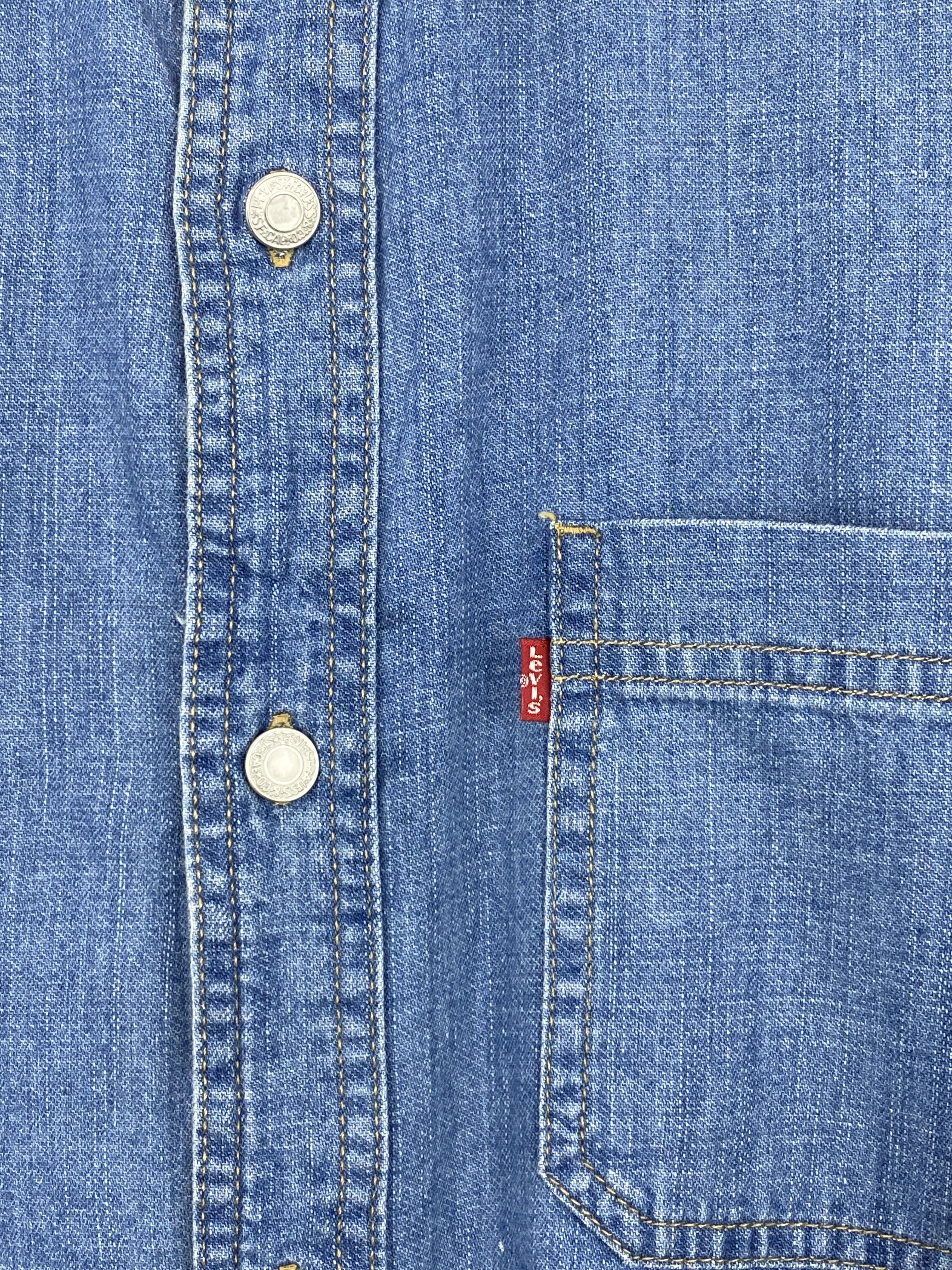 Levi's Vintage Levis Double Pocket Button Up Denim Jacket J1736 Size US S / EU 44-46 / 1 - 10 Thumbnail