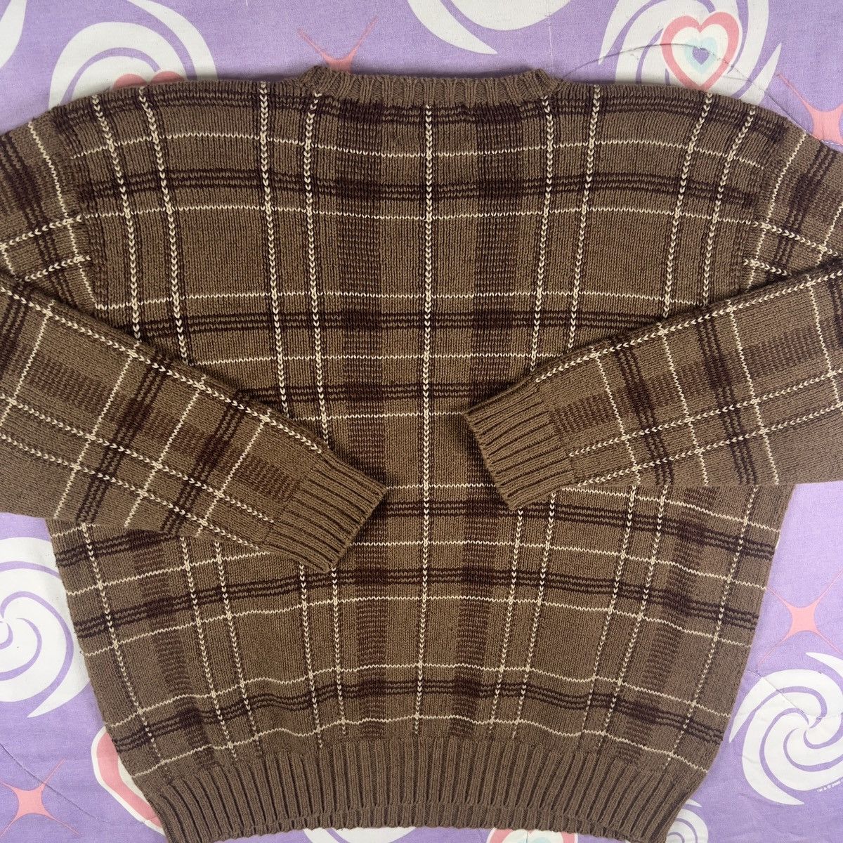 Polo Ralph Lauren Vintage 90s Polo Ralph Lauren Crewneck Plaid Sweater XL Size US XL / EU 56 / 4 - 5 Thumbnail