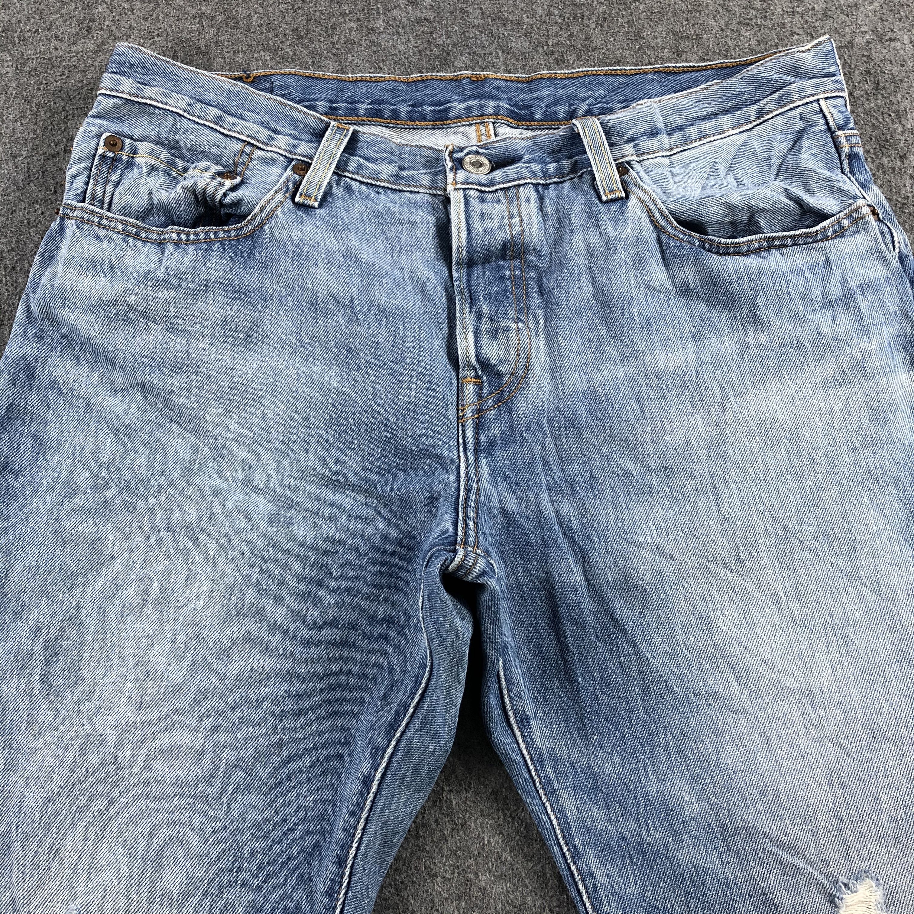 Levi's Vintage Blue Wash Levis 501 Jeans-J2064 Size US 34 / EU 50 - 3 Thumbnail