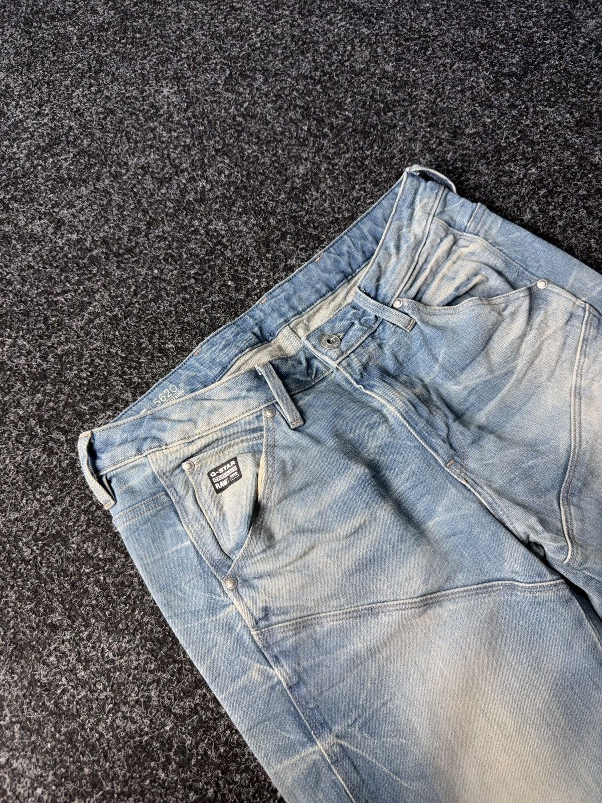 G-Star Vintage Retro Y2K 00s G-Star RAW Denim pants Jeans Size 26" / US 2 / IT 38 - 7 Thumbnail