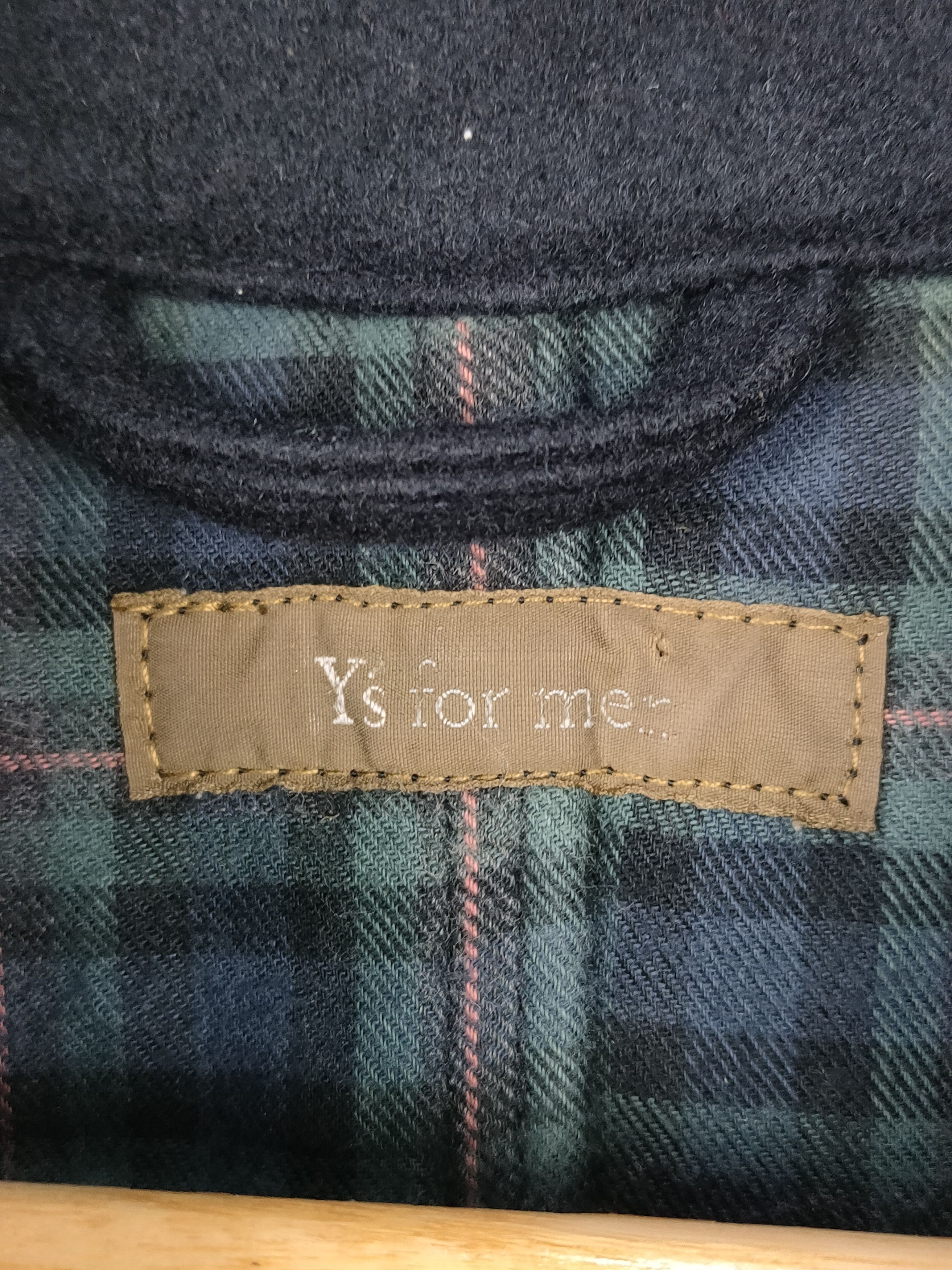 Y's for Men × Yohji Yamamoto Vintage Y's For Men Wool Coat Jacket Size US M / EU 48-50 / 2 - 4 Thumbnail