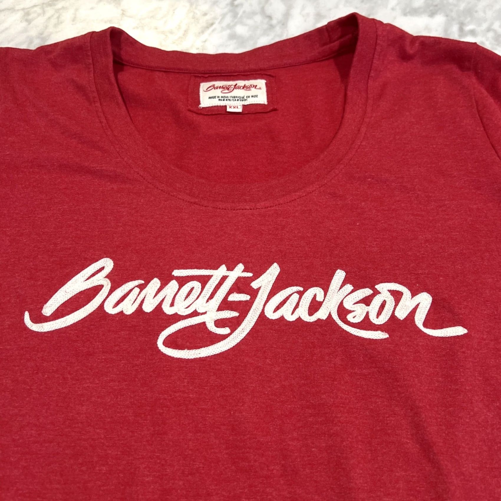 Vintage Barrett Jackson Women’s T Shirt 2XL Red Embroidery Classic Muscle Cars Auction Size XXL / US 16-18 / IT 52-54 - 3 Thumbnail