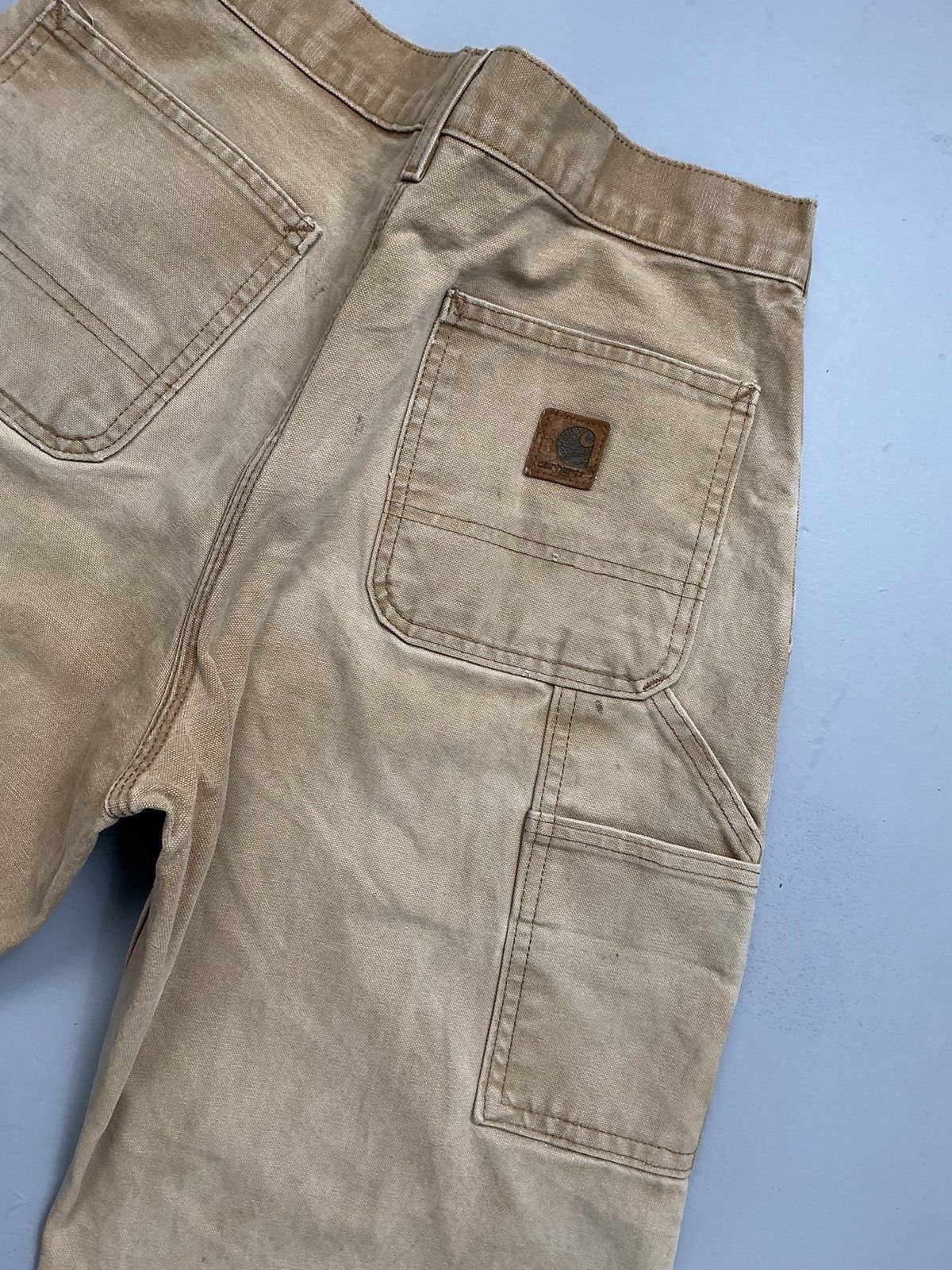 Carhartt Vintage Carhartt B11 BRN carpenter workwear denim Size US 32 / EU 48 - 13 Thumbnail