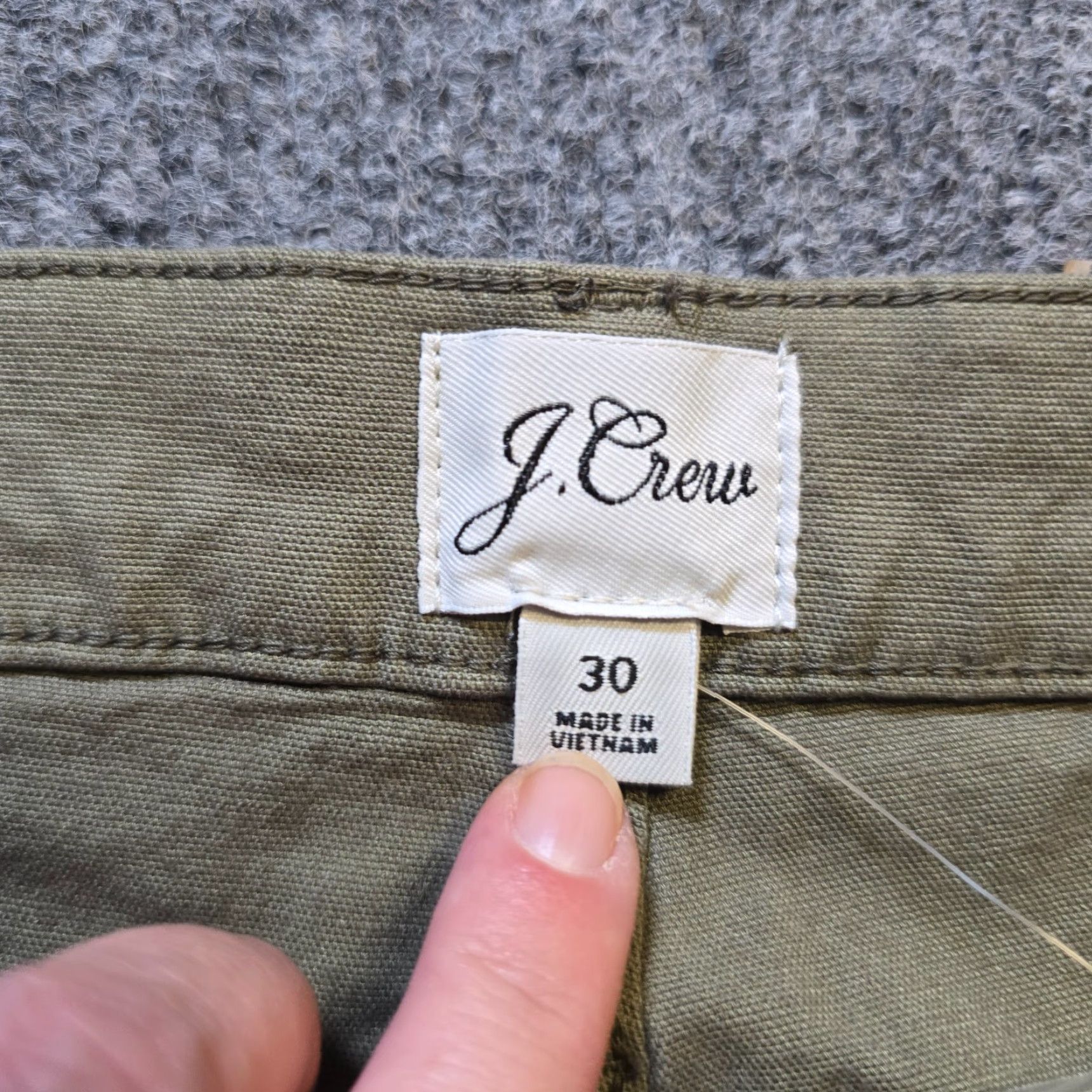 J.Crew J.CREW Pants Women 30 Green Slim Wide-Leg Crop Chino Casual Capsule Beach Preppy Modern Classic Womens Size 30" / US 8 / IT 44 - 4 Thumbnail
