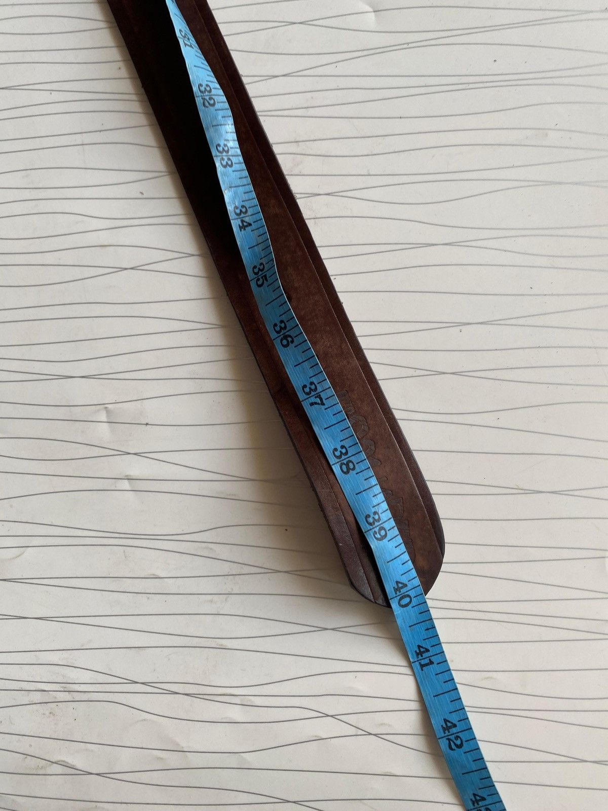 Japanese Brand Dsquared2 Vintage Western Mountain Buckle Leather Belt Brown Size 34 - 13 Thumbnail
