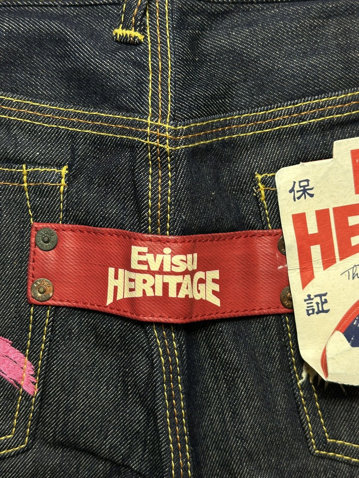 Evisu Vintage Evisu Embroidered Seagull Selvedge Jeans Size US 28 / EU 44 - 4 Thumbnail