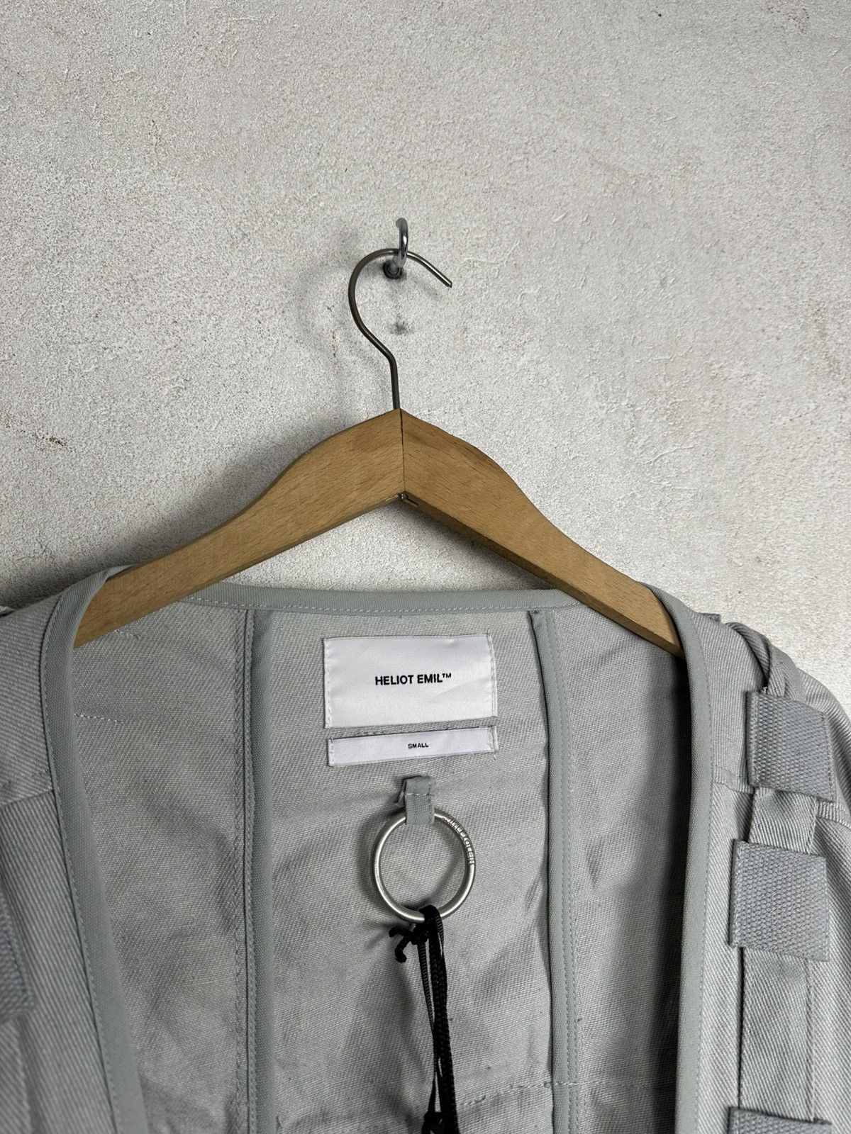 Heliot Emil Heliot Emil SS18 Kamikaze Grey Bomber Jacket Bondage Size US S / EU 44-46 / 1 - 12 Thumbnail