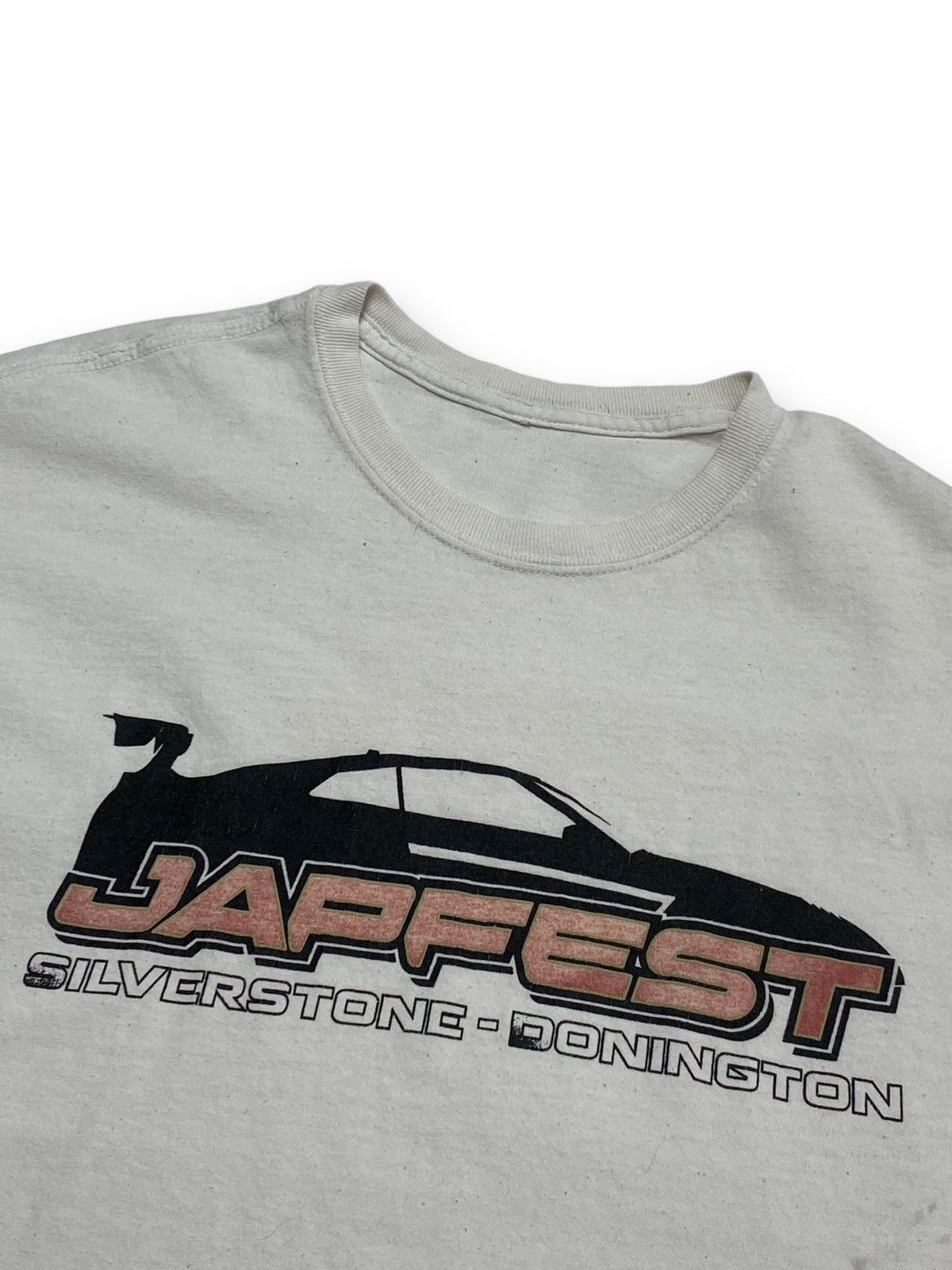 Vintage Vintage JAPFEST White Drift Racing T Shirt M Size US M / EU 48-50 / 2 - 2 Thumbnail