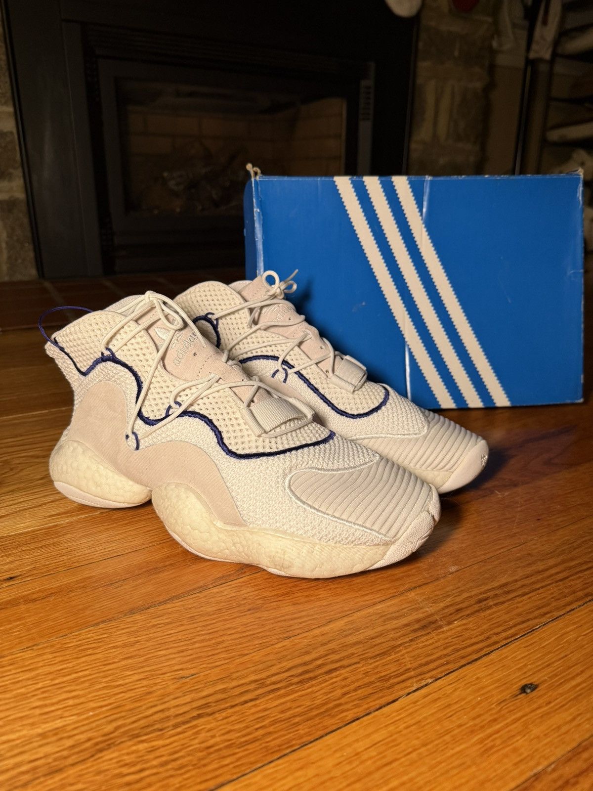 Adidas adidas Crazy BYW LVL 1 Basketball Shoes – White/Purple Size US 8.5 / EU 41-42 - 1 Thumbnail