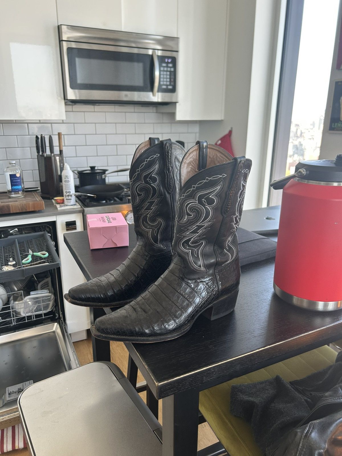 Rujo Boots Rujo - The Kirby Black Caiman Boots Size US 11 / EU 44 - 1 Thumbnail