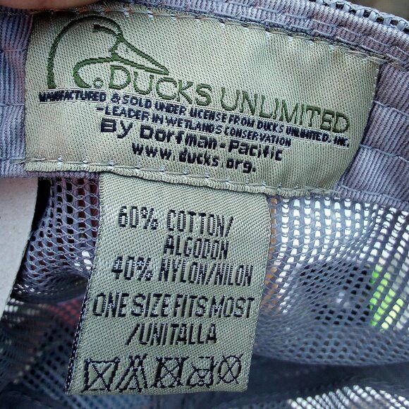 Other NWT Ducks Unlimited Digital Camouflage Strap Back Hat Pink Size ONE SIZE - 7 Thumbnail