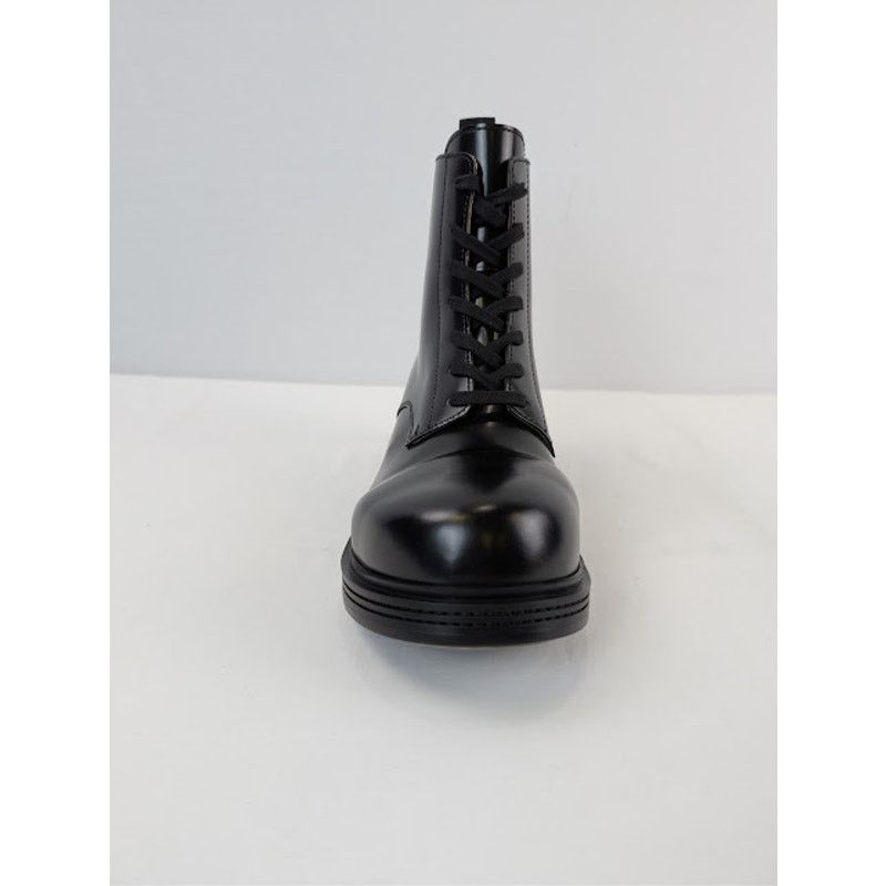 Bottega Veneta o1rshd1 Fireman Ankle Boots in Brushed Vinyl Black Size US 9 / EU 42 - 15 Thumbnail
