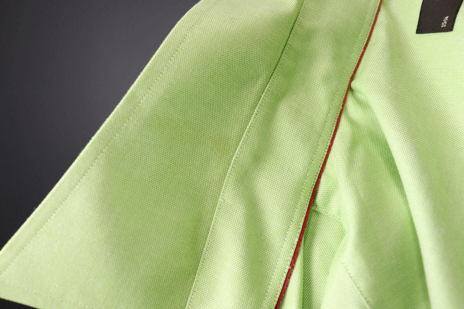 Eton Eton Ganghester 1928 Green Button Down Shirt Size 40 / 15 Size US M / EU 48-50 / 2 - 10 Thumbnail