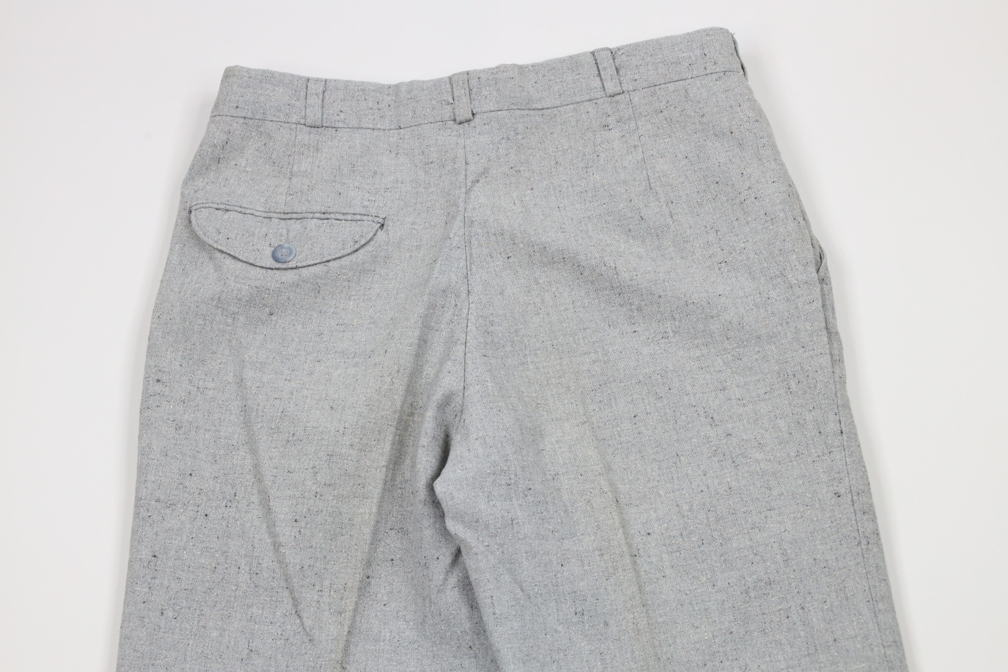 Vintage Vintage 60s 70s Rockabilly Tweed Wide Leg Chino Pants USA Size US 28 / EU 44 - 13 Thumbnail