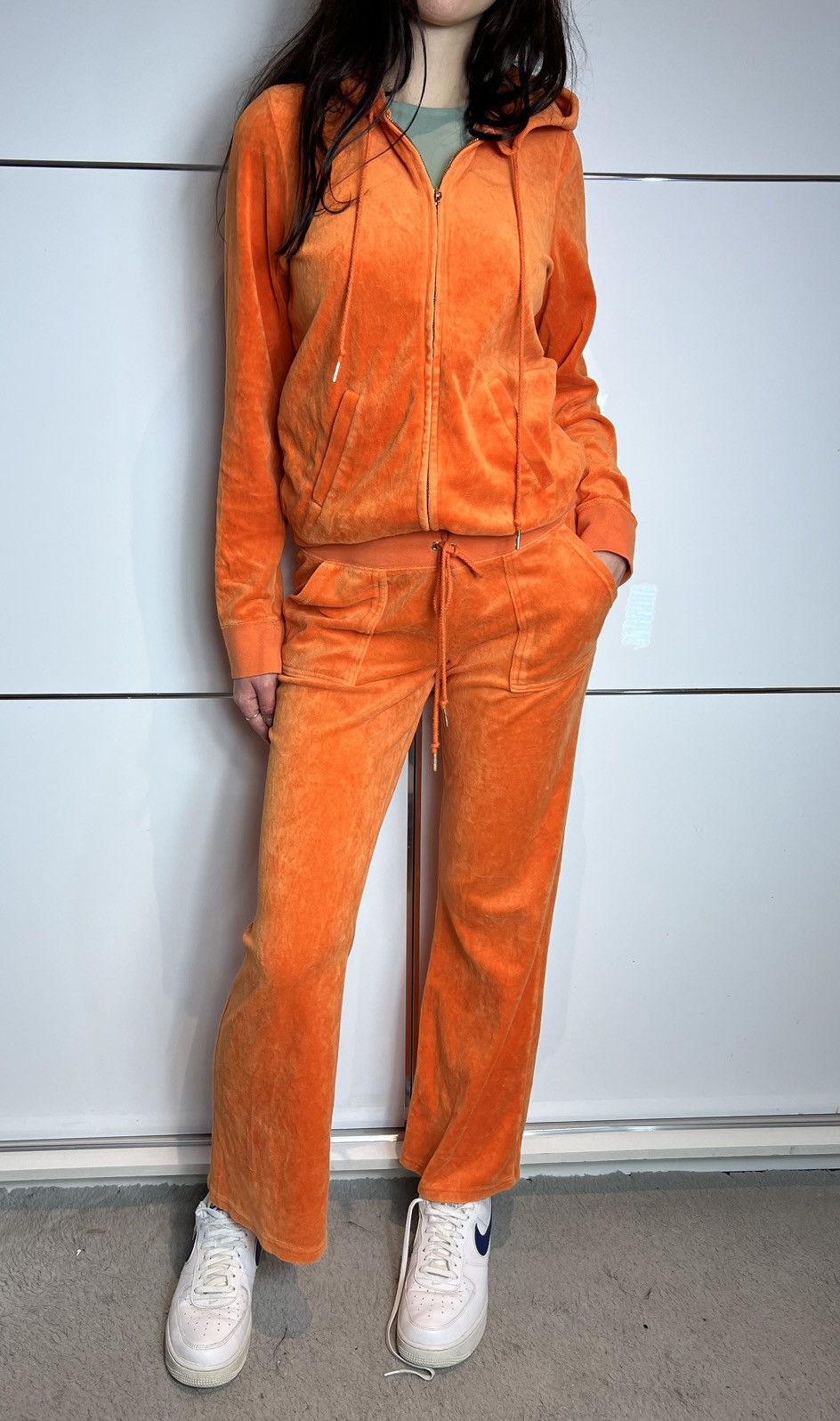 Juicy Couture Juicy Couture Black Label Velour Hoodie + Pants Set Size L / US 10 / IT 46 - 1 Thumbnail
