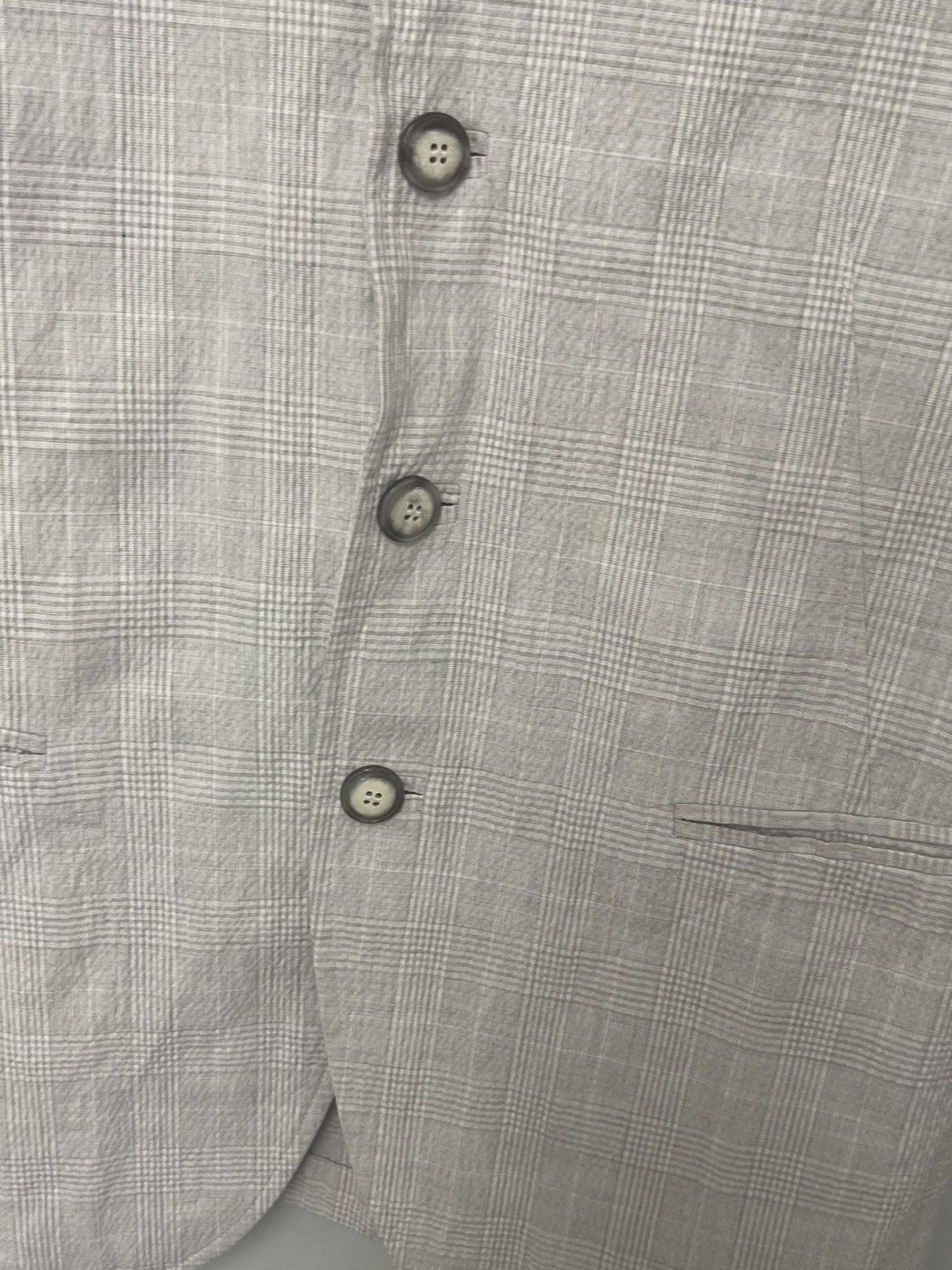 John Varvatos Seersucker Convertible jacket. 50 Size US M / EU 48-50 / 2 - 5 Thumbnail