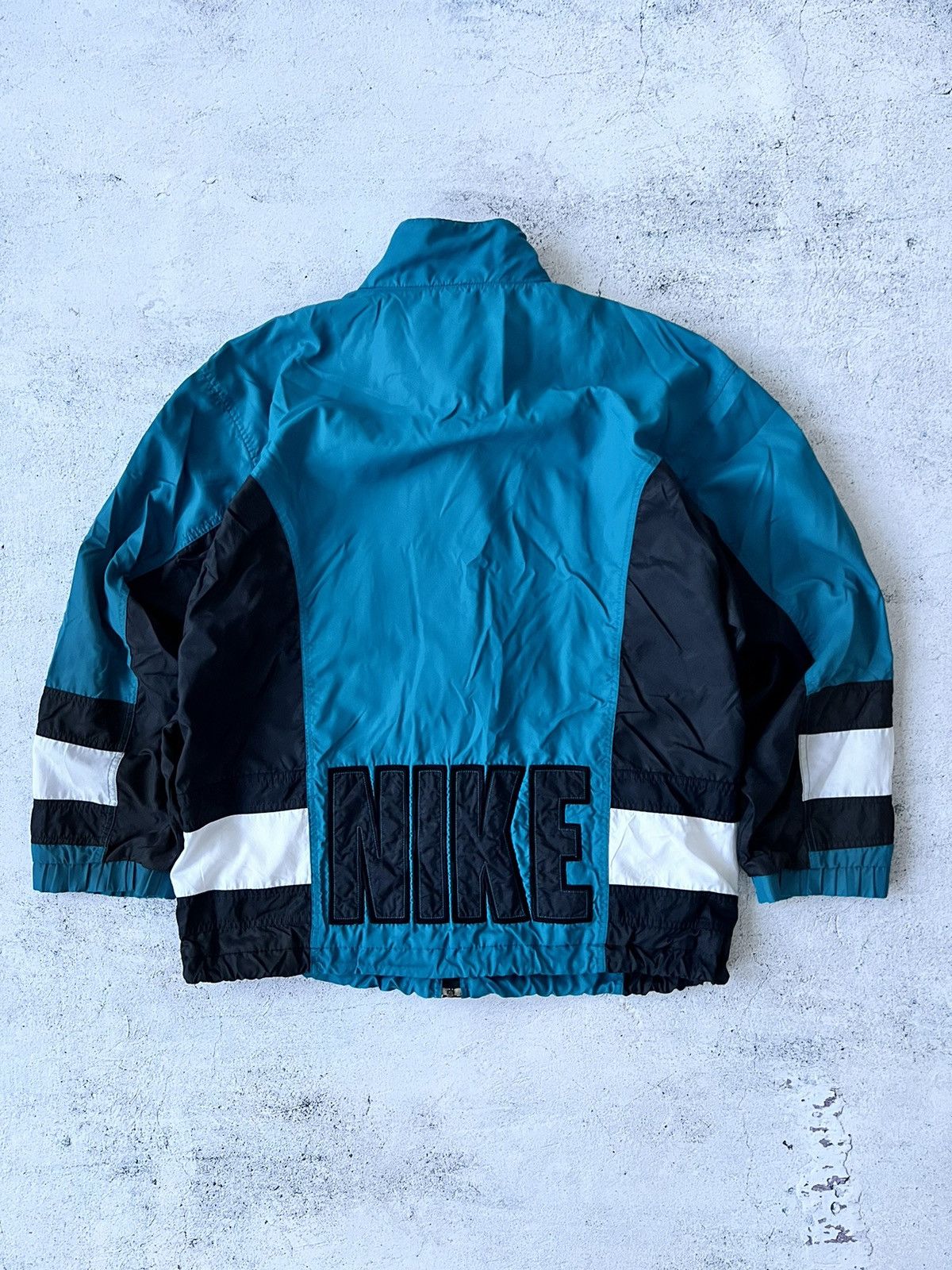 Vintage 🩸RARE🩸Nike Vintage 90s Big Logo Jacket Size US L / EU 52-54 / 3 - 2 Thumbnail