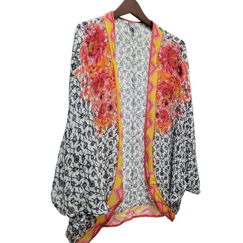 Other Blank London Women's 100% Viscose Kimono Top. One Size Size L / US 10 / IT 46 - 4 Thumbnail