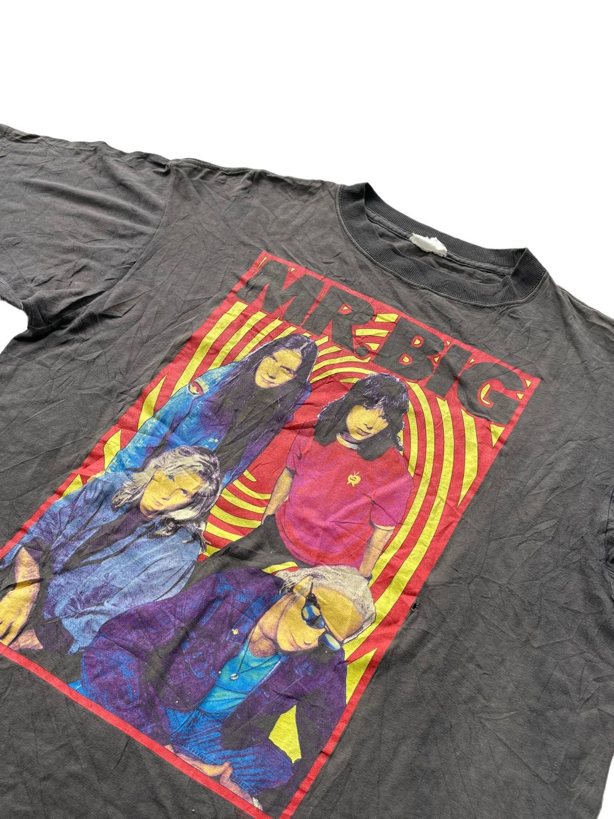 Vintage VTG 1996 Mr Big Japan Tour Faded Distresed Size US L / EU 52-54 / 3 - 2 Thumbnail