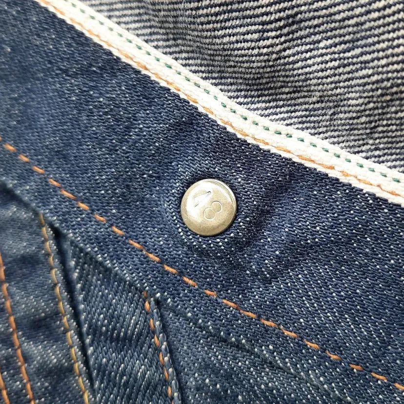 JCPenney Vintage 70s 80s Selvedge Western Denim Snap Button Size US S / EU 44-46 / 1 - 6 Thumbnail