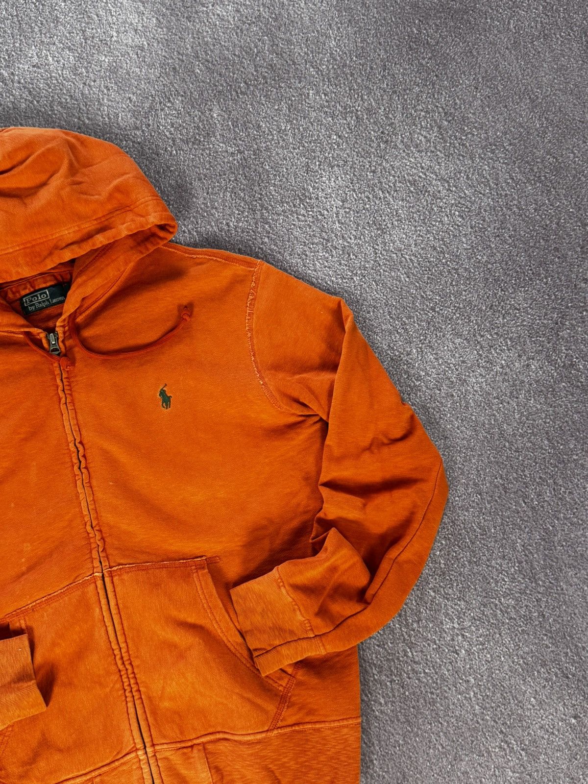 Polo Ralph Lauren Ralph Lauren Polo Orange Full Zip Hoodie Size US L / EU 52-54 / 3 - 5 Thumbnail