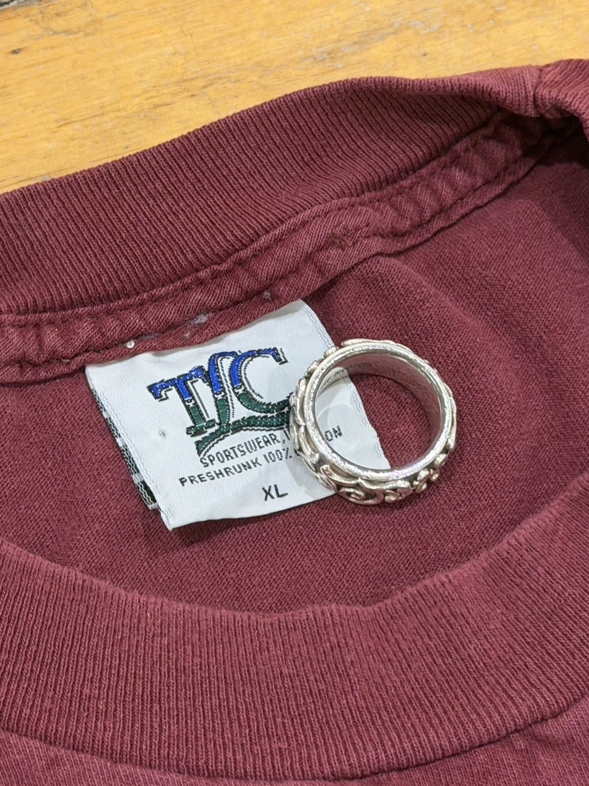 Vintage Vintage Collegiate Philadelphia University Red Tee Size US XL / EU 56 / 4 - 4 Thumbnail