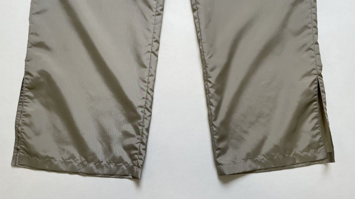 Miu Miu Shimmer Nylon Wide Leg Trousers Size US 36 / EU 52 - 8 Thumbnail