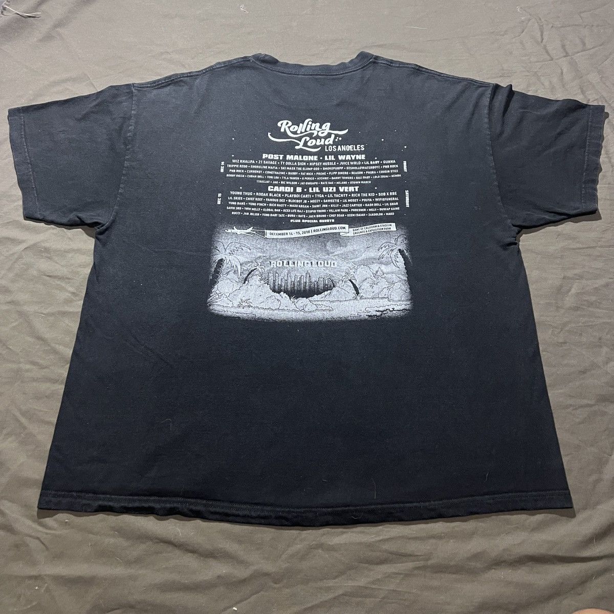 Rap Tees RollingLoud Wiz Khalifa Lil Wayne Nipsey Hussle Faded Hiphop Size US XXL / EU 58 / 5 - 9 Thumbnail