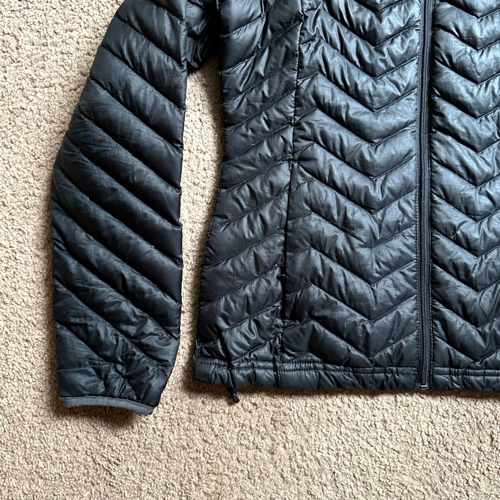 Vintage EMS Jacket Womens XS Packable Down Fill Puffer Black Jacket Size XS / US 0-2 / IT 36-38 - 6 Thumbnail