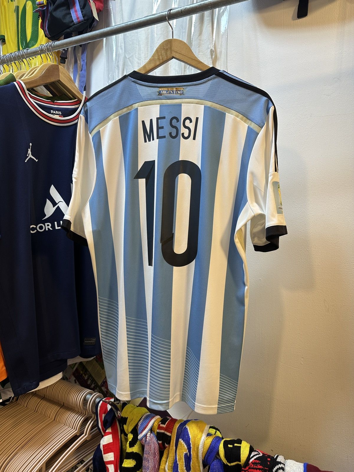 Adidas 2014 Argentina Home Kit MESSI 10 Size US L / EU 52-54 / 3 - 1 Thumbnail