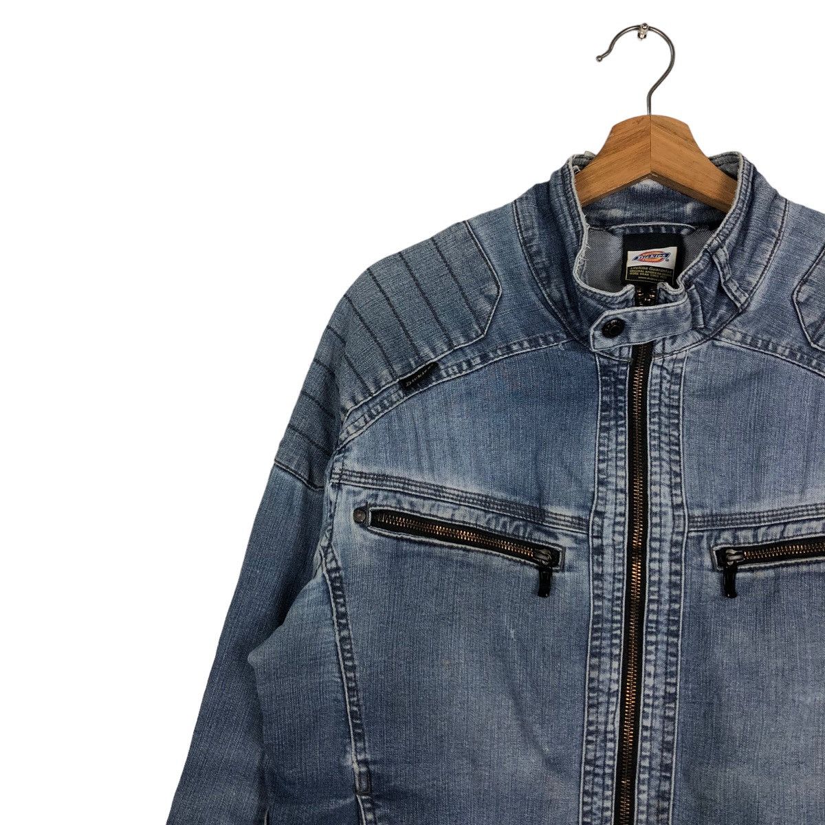 Japanese Brand 🔥Vintage Chore Denim Work Jacket Dickies Size US L / EU 52-54 / 3 - 7 Thumbnail