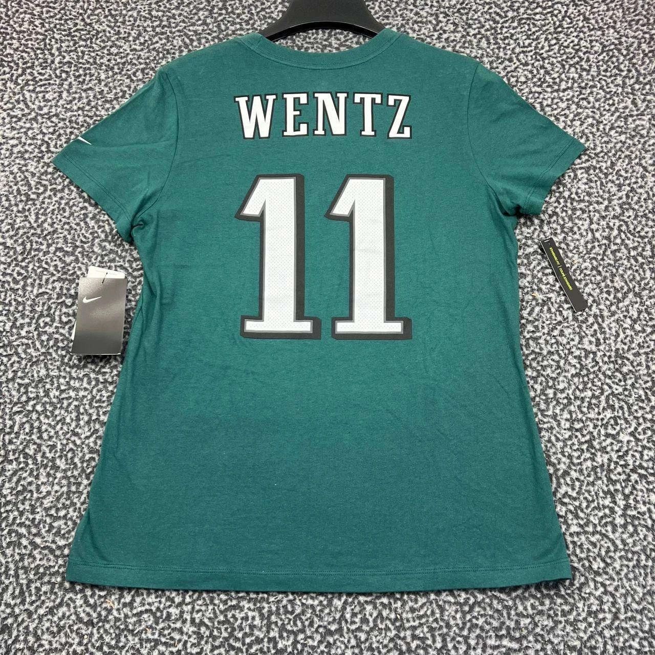 Nike Nike Shirt Women Philadelphia Eagles Wentz #11 Cotton New M Size M / US 6-8 / IT 42-44 - 2 Thumbnail