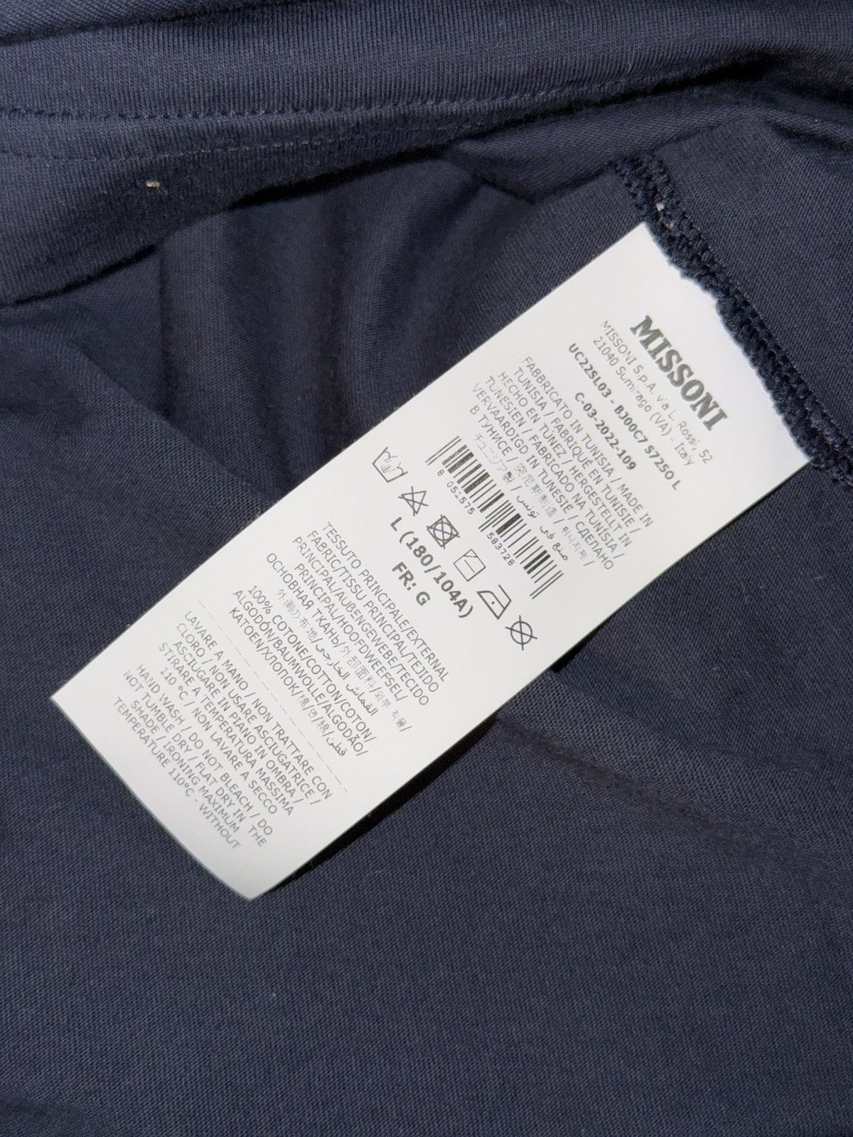 Missoni Missoni Embroidered Logo T-Shirt Size US L / EU 52-54 / 3 - 5 Thumbnail