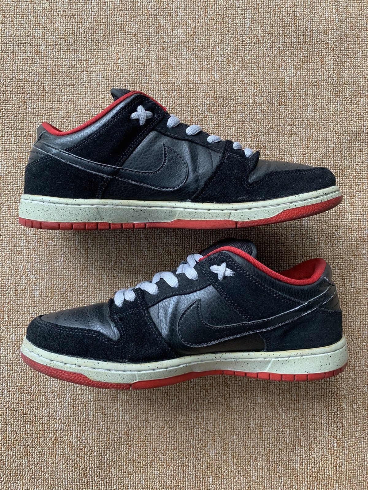 Nike Nike Dunk Low Pro Sb Black Cement '15 Size US 8.5 / EU 41-42 - 3 Thumbnail